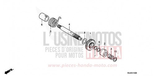 AXE DE KICKSTARTER CRF100F8 de 2008